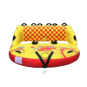 Manta hinchable remolcable para 2 personas voladora sobre lancha Seahorse